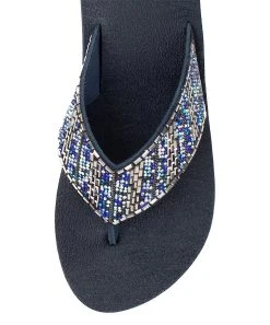 Budget ???? Yellow Box ???? Shoes Navy Palah Leather ???? Sandal - ???? Women ❤️ -Yellow Box Shop zu106815983 alt 3 tm1655736468