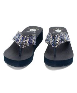 Budget ???? Yellow Box ???? Shoes Navy Palah Leather ???? Sandal - ???? Women ❤️ -Yellow Box Shop zu106815983 alt 4 tm1655736468