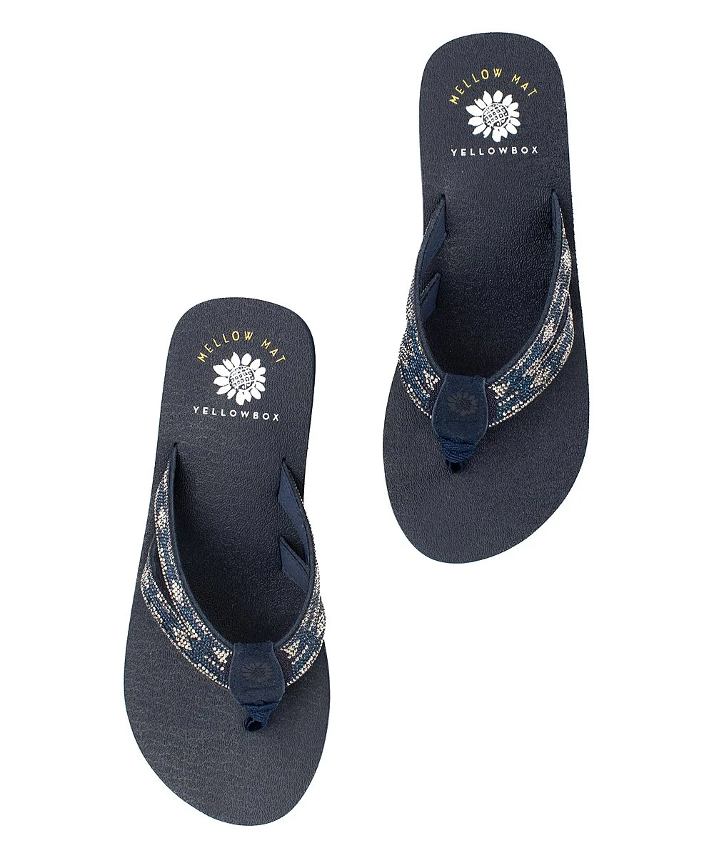 Buy ???? Yellow Box ???? Shoes Navy Cadeen Leather ???? Sandal - ???? Women ???? 3 Buy ???? Yellow Box ???? Shoes Navy Cadeen Leather ???? Sandal - ???? Women ???? - Image 3