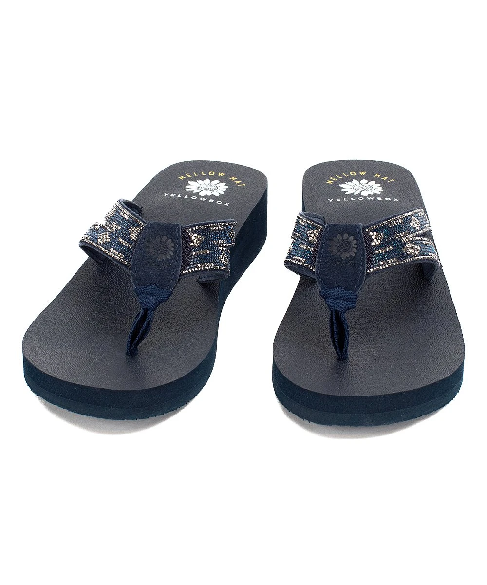 Buy ???? Yellow Box ???? Shoes Navy Cadeen Leather ???? Sandal - ???? Women ???? 4 Buy ???? Yellow Box ???? Shoes Navy Cadeen Leather ???? Sandal - ???? Women ???? - Image 4