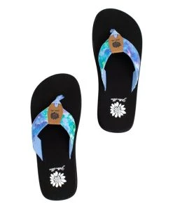 Top 10 ???? Yellow Box ???? Shoes Blue Tie-Dye Falit ???? Sandal - ???? Women ???? -Yellow Box Shop zu107230484 alt 2 tm1657291587