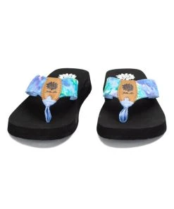 Top 10 ???? Yellow Box ???? Shoes Blue Tie-Dye Falit ???? Sandal - ???? Women ???? -Yellow Box Shop zu107230484 alt 3 tm1657291587