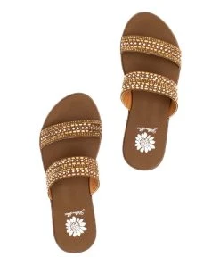 Outlet ⭐ Yellow Box ???? Shoes Tan Delfie ???? Sandal - ???? Women ⭐ -Yellow Box Shop zu108020028 alt 2 tm1660160397