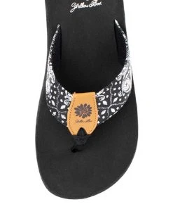 Flash Sale ⭐ Yellow Box ???? Shoes Black Bandana Flander ???? Sandal - ???? Women ???? -Yellow Box Shop zu108029853 alt 4 tm1660161492