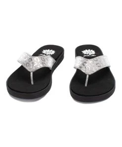 Deals ???? Yellow Box ???? Shoes Pewter Sparkly Leopard Fazio ???? Sandal - ???? Women ???? -Yellow Box Shop zu108029865 alt 3 tm1660161492