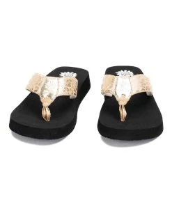 Promo ???? Yellow Box ???? Shoes Gold Snake-Embossed Fizzie ???? Sandal - ???? Women ✔️ 8 Promo ???? Yellow Box ???? Shoes Gold Snake-Embossed Fizzie ???? Sandal - ???? Women ✔️ -Yellow Box Shop zu108029866 alt 3 tm1660161492