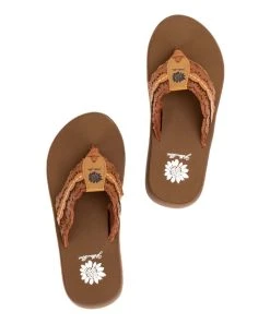 Budget ❤️ Yellow Box ???? Shoes Tan Floral Gardena ???? Sandal - ???? Women ???? -Yellow Box Shop zu108030248 alt 2 tm1660161542