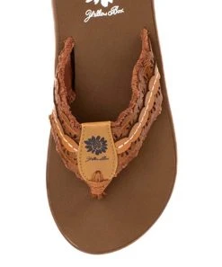 Budget ❤️ Yellow Box ???? Shoes Tan Floral Gardena ???? Sandal - ???? Women ???? -Yellow Box Shop zu108030248 alt 4 tm1660161542