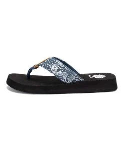 Cheap ???? Yellow Box ???? Shoes Navy Bandana Flander ???? Sandal - ???? Women ???? -Yellow Box Shop zu108033209 alt 2 tm1660161542