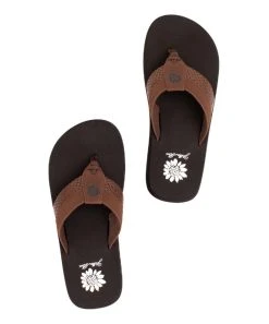 Brand new ???? Yellow Box ???? Shoes Brown Chevron Fateful ???? Sandal - ???? Women ???? -Yellow Box Shop zu108033282 alt 2 tm1660160049