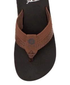 Brand new ???? Yellow Box ???? Shoes Brown Chevron Fateful ???? Sandal - ???? Women ???? -Yellow Box Shop zu108033282 alt 3 tm1660160049