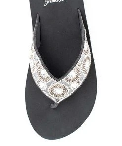 Cheap ???? Yellow Box ???? Shoes Gray Embellished Palmer ???? Sandal - ???? Women ???? -Yellow Box Shop zu98944822 alt 2 tm1629816841