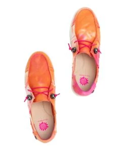 Discount ???? Yellow Box ???? Shoes Pink & Orange Tie-Dye Olsen ???? Sneaker - ???? Women ???? -Yellow Box Shop zu100179680 alt 2 tm1633194082