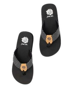 Deals ???? Yellow Box ???? Shoes Black Polka Dot Ludy ???? Sandal - ???? Women ???? -Yellow Box Shop zu105406653 alt 2 tm1651252748