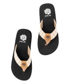 Budget ???? Yellow Box ???? Shoes Natural Woven Stripe Nicoh ???? Sandal - ???? Women ⌛ -Yellow Box Shop zu105406673 alt 2 tm1651252748