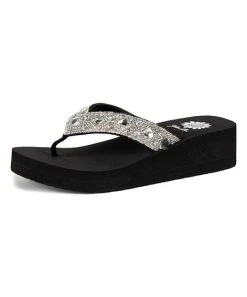 Brand new ???? Yellow Box ???? Shoes Black & Clear Sarika ???? Sandal - ???? Women ????