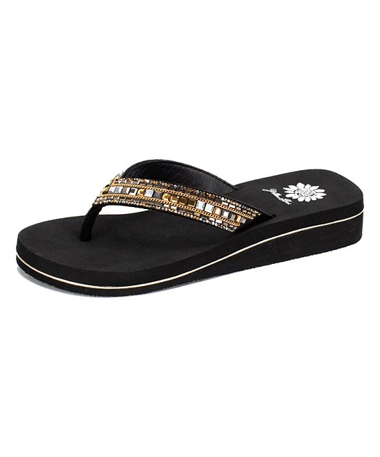 Discount ???? Yellow Box ???? Shoes Black & Gold Metallic Havah Leather ???? Sandal - ???? Women ✔️ 1 Discount ???? Yellow Box ???? Shoes Black & Gold Metallic Havah Leather ???? Sandal - ???? Women ✔️