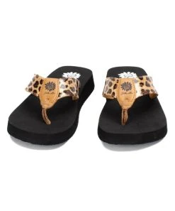 Best deal ???? Yellow Box ???? Shoes Camel Platino Leopard-Print Fontini ???? Sandal - ???? Women ???? -Yellow Box Shop zu107231009 alt 3 tm1657291587