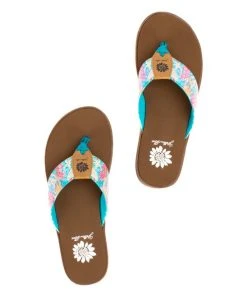 Outlet ???? Yellow Box ???? Shoes Teal Coastal Fainlty ???? Sandal - ???? Women ⌛ -Yellow Box Shop zu107239729 alt 3 tm1657291587