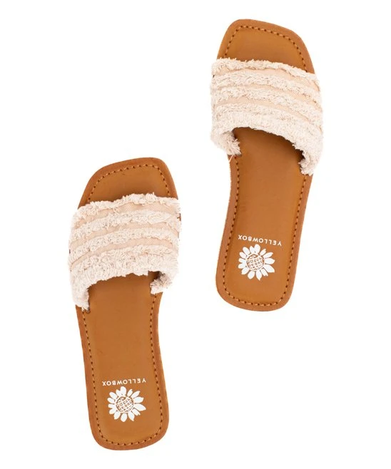 Deals ???? Yellow Box ???? Shoes Natural Darlah Frayed Ruffle ???? Sandal - ???? Women ???? 3 Deals ???? Yellow Box ???? Shoes Natural Darlah Frayed Ruffle ???? Sandal - ???? Women ???? - Image 3