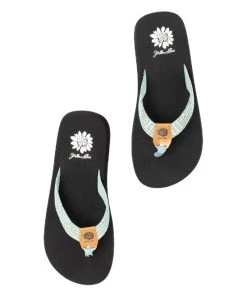 Best Sale ???? Yellow Box ???? Shoes Light Blue & Black Fleta ???? Sandal - ???? Women ???? -Yellow Box Shop zu107240673 alt 2 tm1657291339