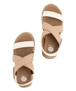 Best deal ???? Yellow Box ???? Shoes Taupe & Cream Keyla ???? Sandal - ???? Women ???? -Yellow Box Shop zu107240756 alt 2 tm1657373964