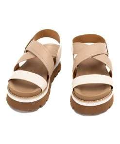 Best deal ???? Yellow Box ???? Shoes Taupe & Cream Keyla ???? Sandal - ???? Women ???? -Yellow Box Shop zu107240756 alt 3 tm1657373964