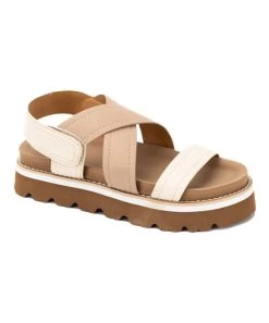 Best deal ???? Yellow Box ???? Shoes Taupe & Cream Keyla ???? Sandal - ???? Women ????