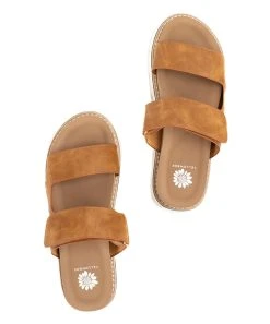 Outlet ???? Yellow Box ???? Shoes Tan Kezzi Open Strap ???? Sandal - ???? Women ???? -Yellow Box Shop zu107240818 alt 2 tm1657373964