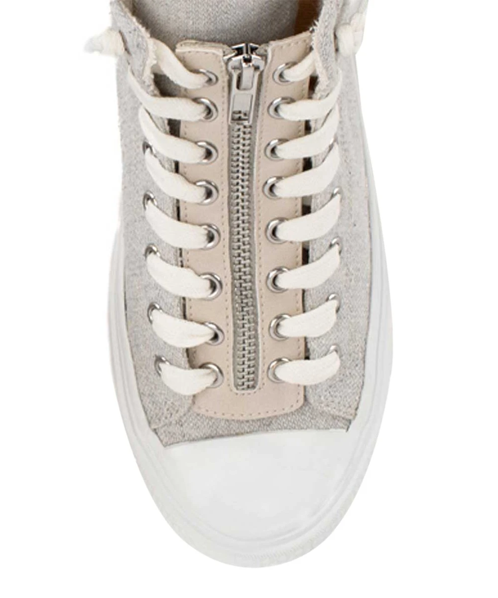 Promo ???? Yellow Box ???? Shoes Light Gray Virgenia Hi-Top ???? Sneaker - ???? Women ???? 4 Promo ???? Yellow Box ???? Shoes Light Gray Virgenia Hi-Top ???? Sneaker - ???? Women ???? - Image 4