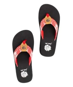 Cheapest ⭐ Yellow Box ???? Shoes Red Bandana Flander ???? Sandal - ???? Women ???? -Yellow Box Shop zu108033206 alt 2 tm1660161542