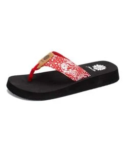 Cheapest ⭐ Yellow Box ???? Shoes Red Bandana Flander ???? Sandal - ???? Women ????