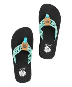 New ⌛ Yellow Box ???? Shoes Teal Woven Lisabet ???? Sandal - ???? Women ???? -Yellow Box Shop zu87494581 alt 2 tm1657975586