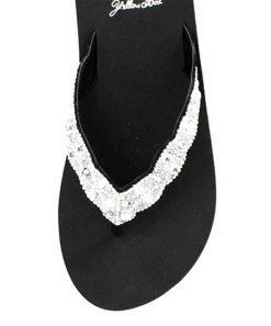 Best deal ???? Yellow Box ???? Shoes Black & White Embellished Frostie ???? Sandal - ???? Women ❤️ -Yellow Box Shop zu98940098 alt 4 tm1629816841